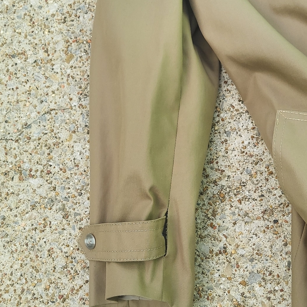 John Montanaro trench coat 46R silicone finish